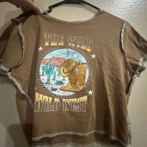 Love Tribe Brown 'The Wild Wild West' Short Sleeve Tee